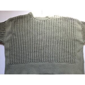 Old Navy Womens Large Green Sweater Pullover Open Knit Casual Comfort